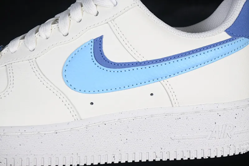 All categories Nk Air Force 1 Air Force series Nk Air Force 1 Low Air Force low top Nike Air Force 1'07 Low white and blue double hook Air Force 1 low top casual sneakers DO9786-100